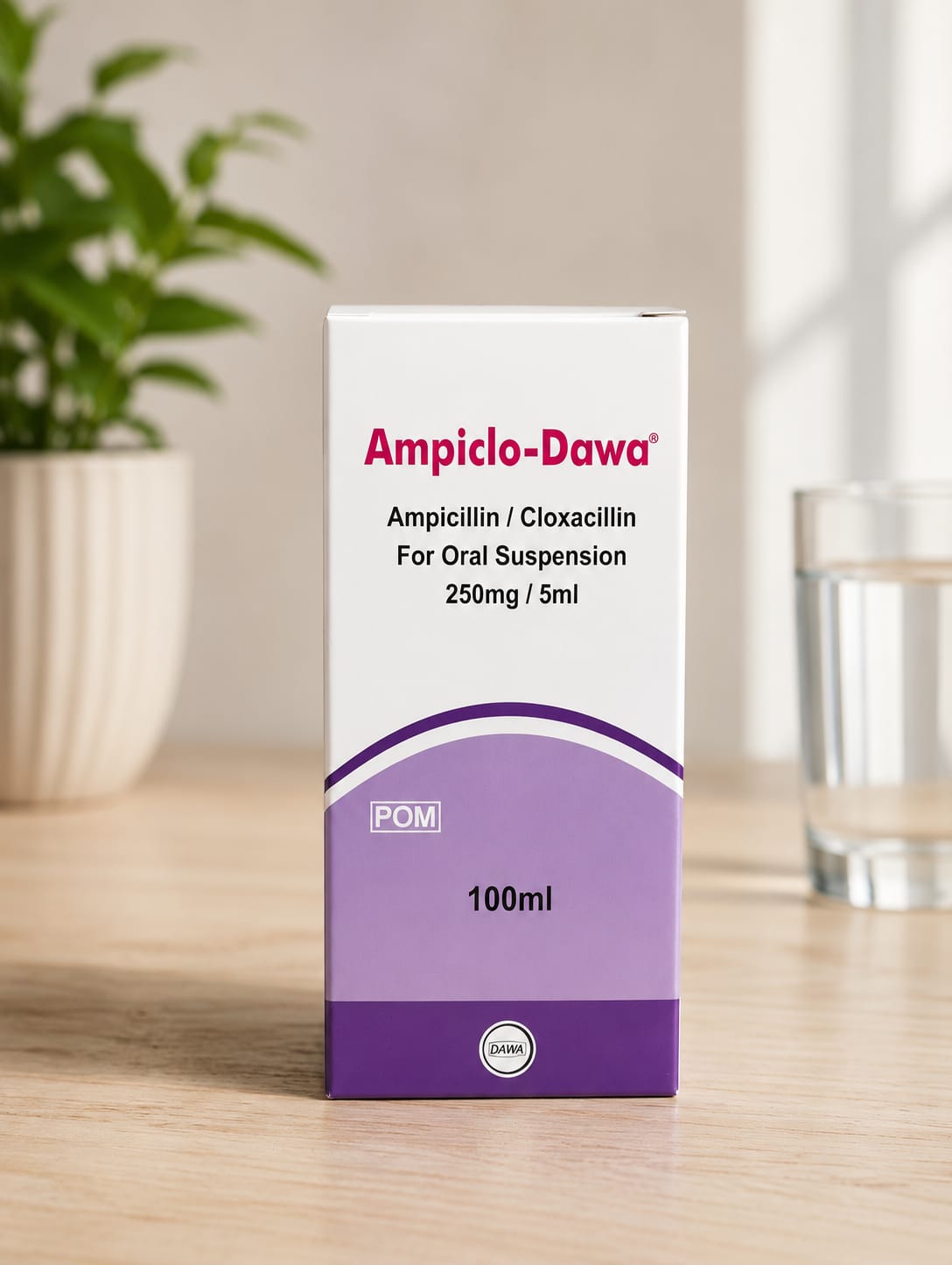 AMPICLO-DAWA 250MG/5ML 100ML